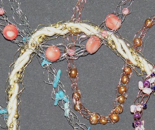 Wire Bead Necklace